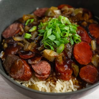 Bourbon Sausage Bowl