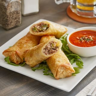 jerk chicken egg roll