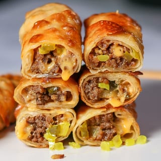 cheeseburger eggroll